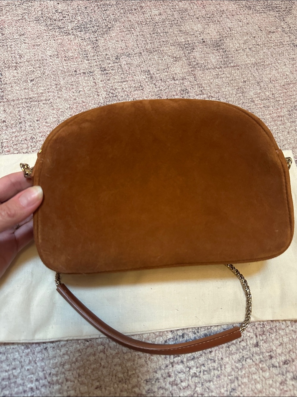 Sezane Dean Bag Faux Suede Crossbody - Picture 4 of 7